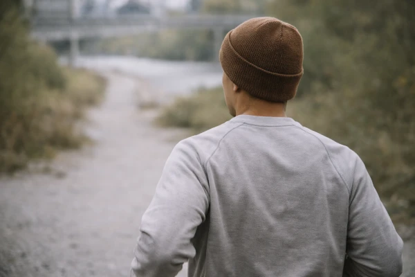 Unisex acrylic knit beanie used for light outdoor activities