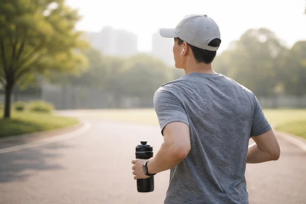 Custom cotton baseball cap used in outdoor sports activities