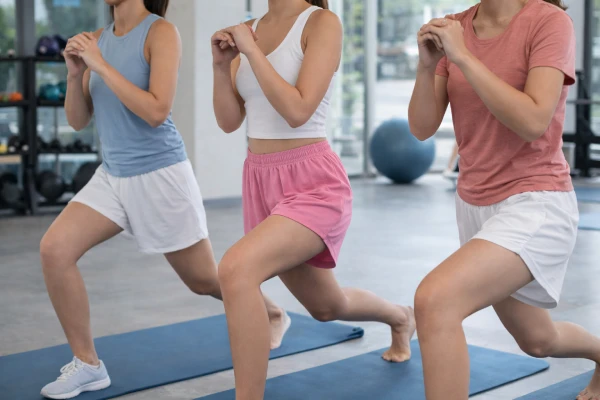 Breathable women’s sports shorts for light fitness use