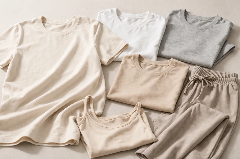 cotton jersey fabric used in t-shirts and casual apparel garments