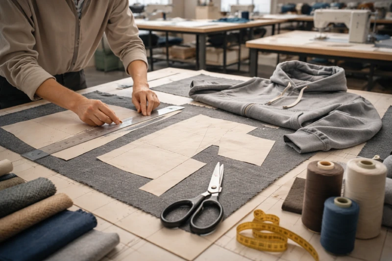 разработка образцов одежды на швейной фабрике