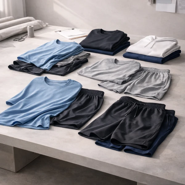 sportswear samples for private label clothing manufacturer