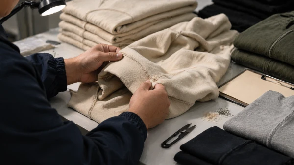 Garment stitching and finishing quality control inspection