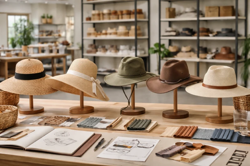 Top wide brim hat manufacturers and custom hat materials