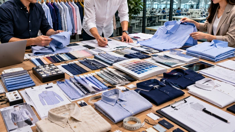 Comparing shirt fabrics, production samples, and quality standards when selecting a shirt manufacturer