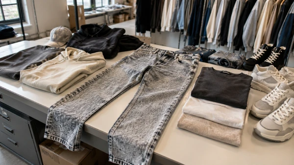 Custom acid wash jeans for streetwear denim collection development