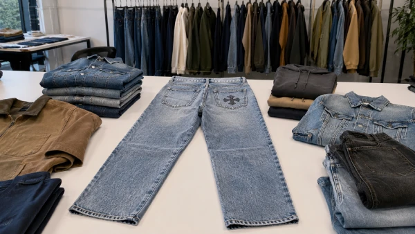 OEM acid wash jeans for vintage denim apparel line development