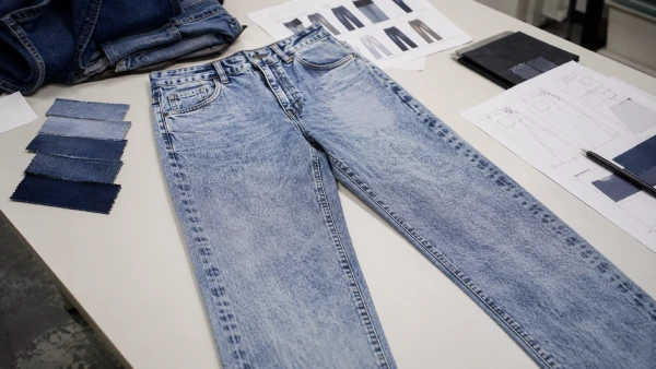 ODM men’s acid wash denim jeans for private label denim development
