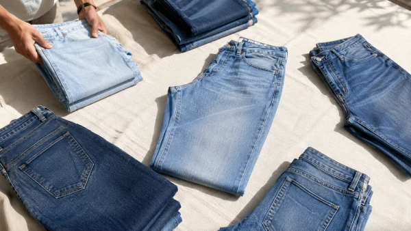 ODM men’s acid wash denim jeans for summer leisurewear line