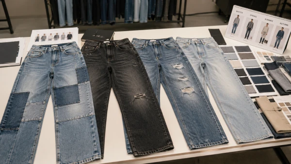 OEM men’s baggy straight jeans for multi-season denim assortment planning
