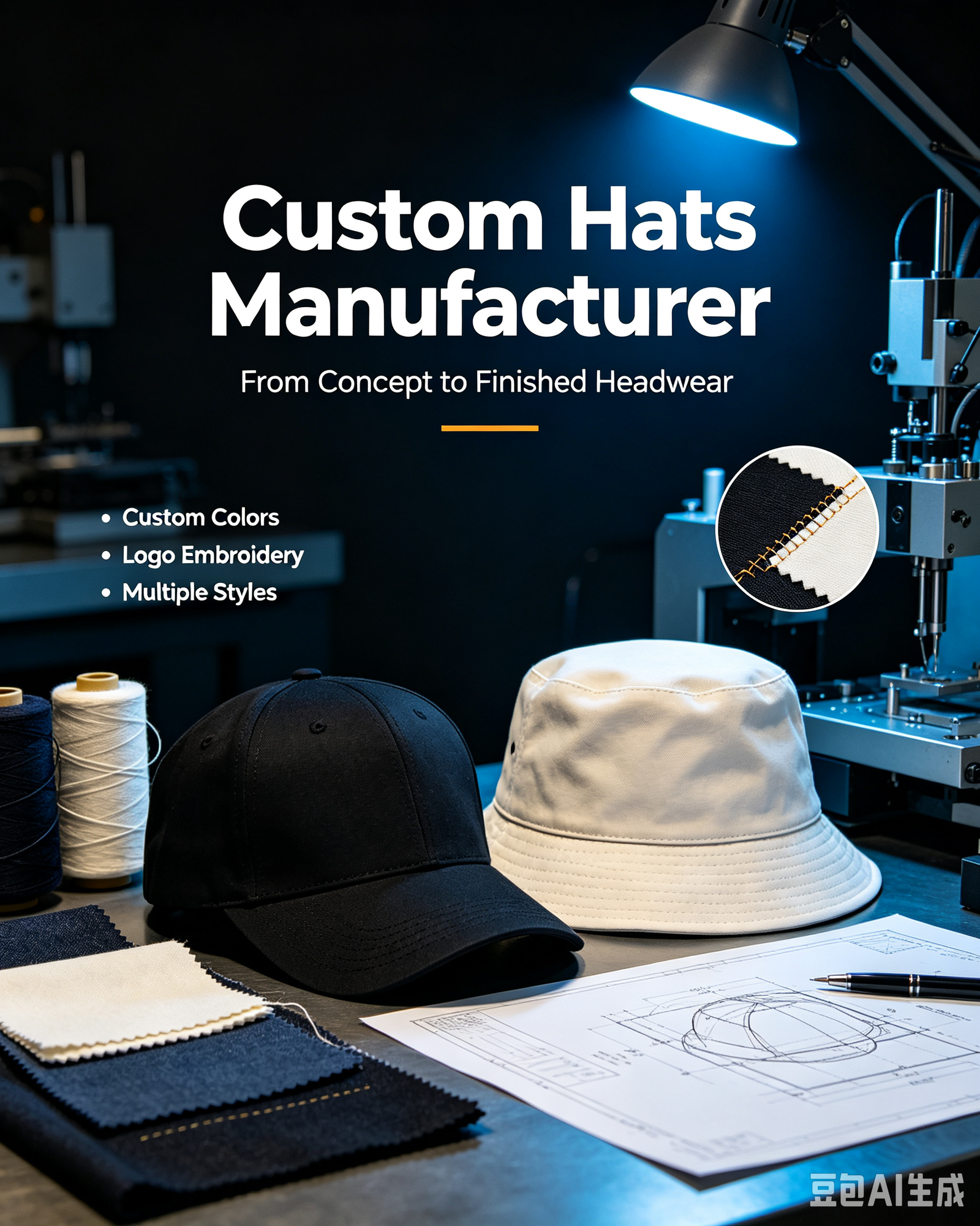 Custom Hats Manufacturer